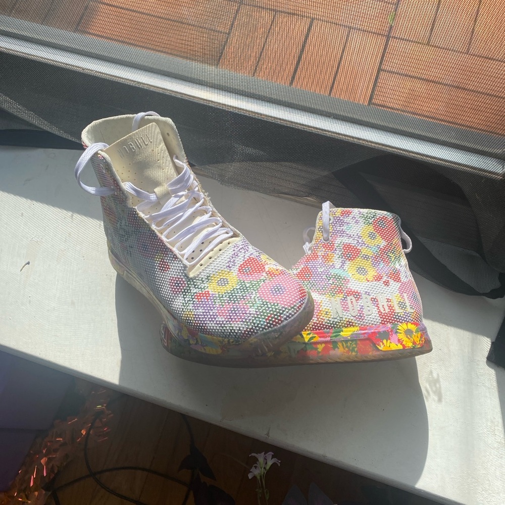 Discontinued Color NOBULL Women's Colorful Floral High-Top Sneakers Superblossom